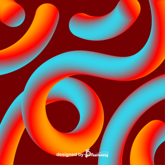 Abstract background with 3d shape