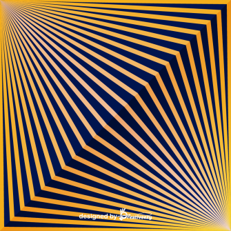 Abstract Gradient Yellow Geometric Line Navy Blue Background