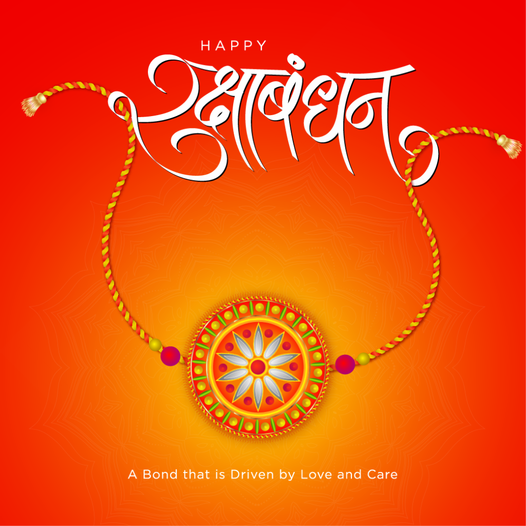 Illustration of Raksha Bandhan Decorative Rakhi for Indian festival of brother and sister