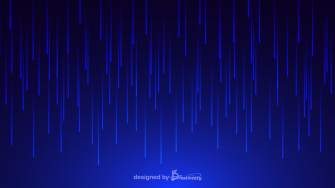 Blue Rainfall Background in the dark Sky Matrix Design