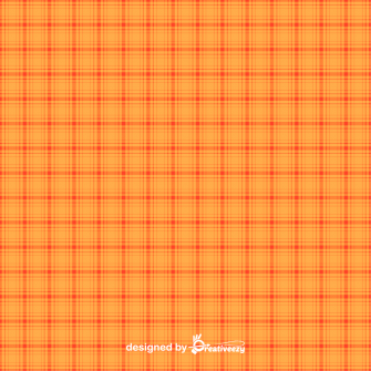Orange red plaid squares checks fabric seamless pattern texture background