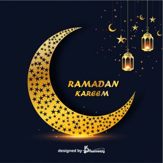 Ramdan Karem Invite Social Media Post Elegant decorative festival card