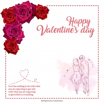 Unique valentines day card with a touch of whimsy